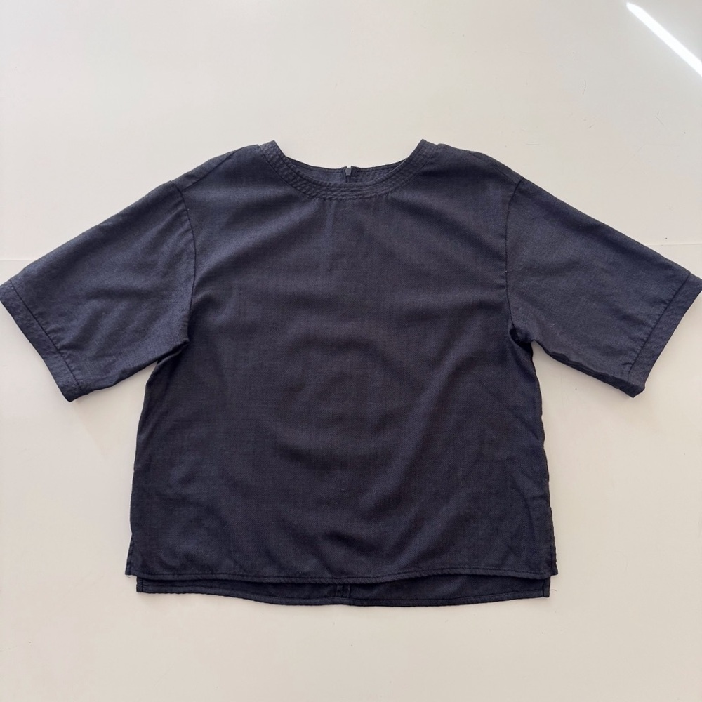 St. John Wool Silk Blend Top